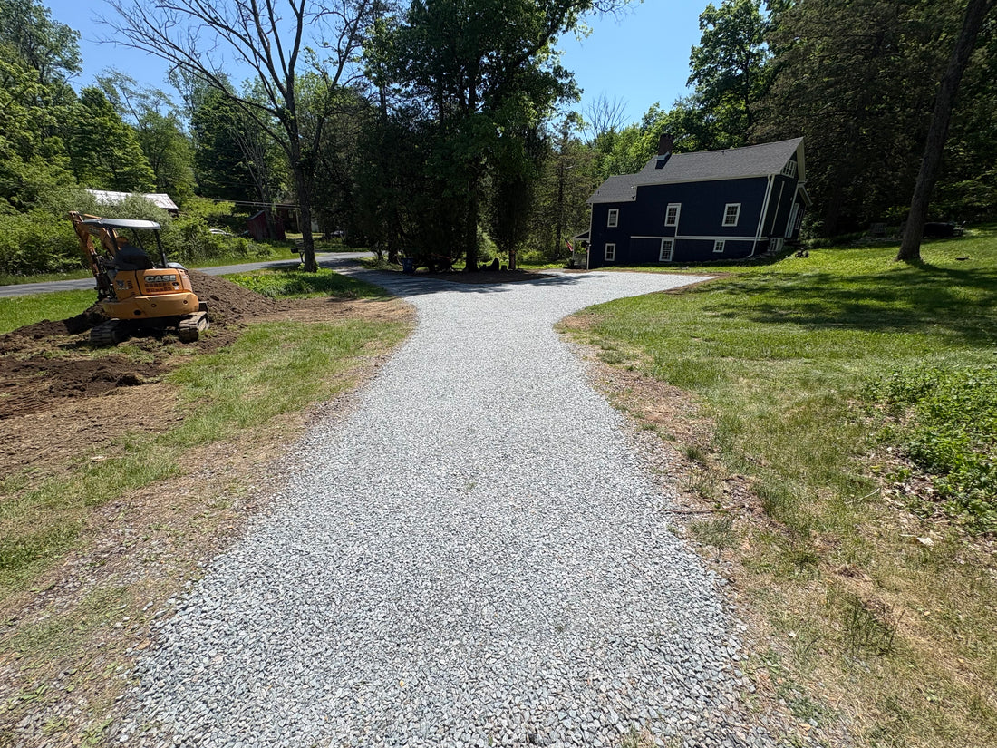 Gravel driveway