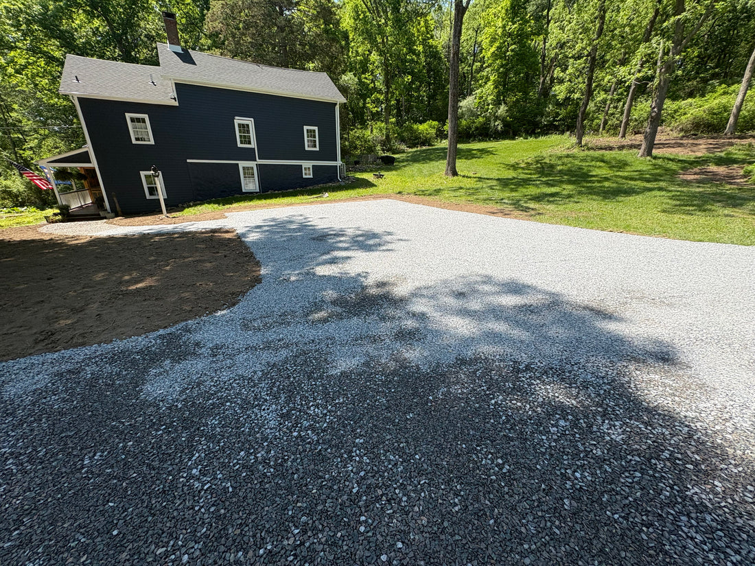 Finished driveway